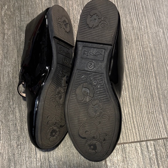 Joie Black Patent Kids Dress Shoes - Picture 3 of 5